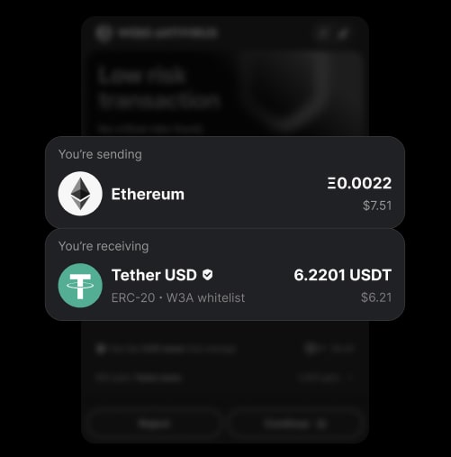 Clear-cut transaction details